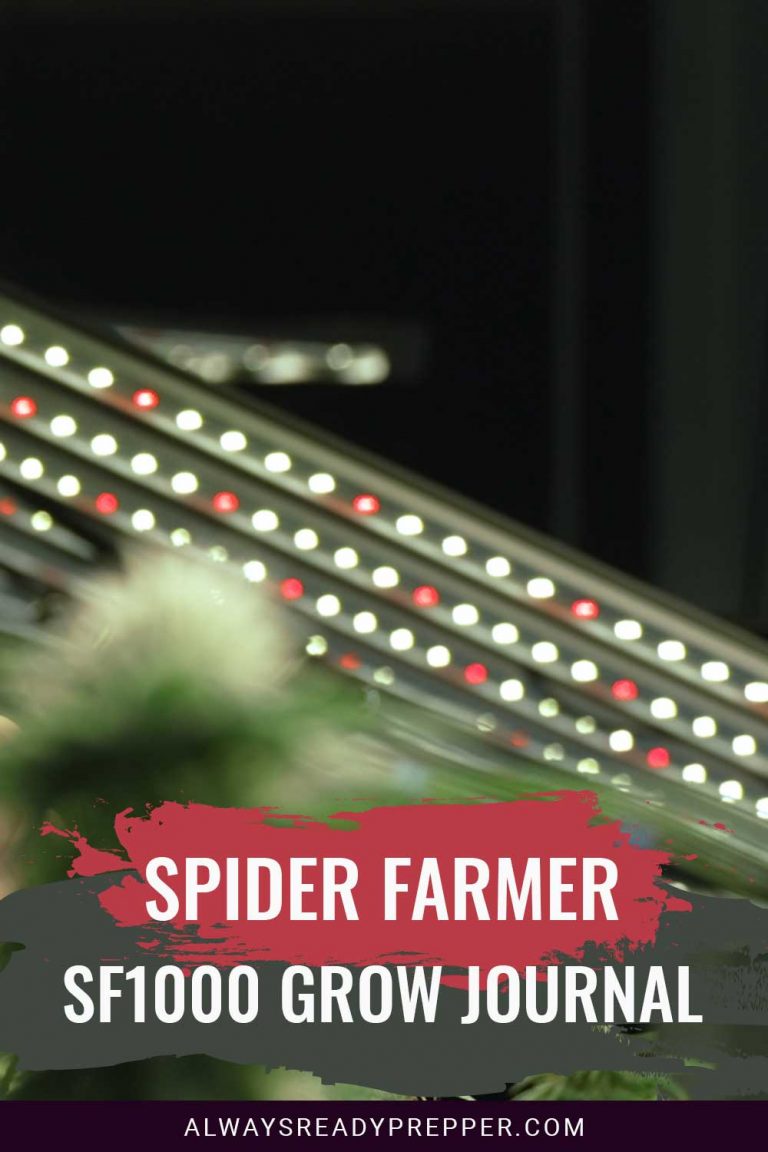 Spider Farmer SF1000 Grow Journal Always Ready Prepper